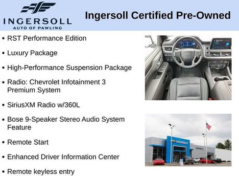 Used 2023 Chevrolet Tahoe RST w/ RST Performance Edition AWD/4WD image 10