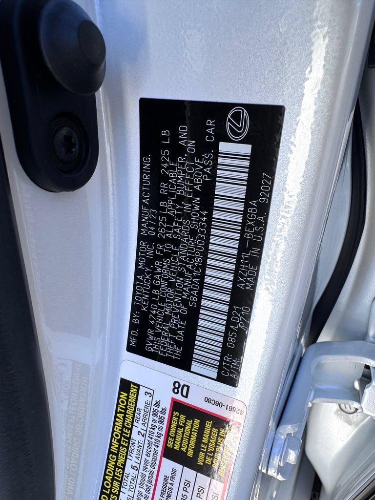 Used 2023 Lexus ES 300h w/ Premium Package FWD image 39