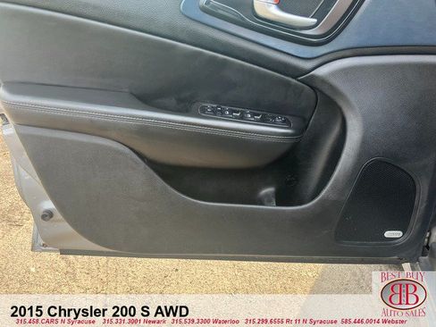 Used 2015 Chrysler 200 S w/ Navigation & Sound Group I AWD/4WD image 9