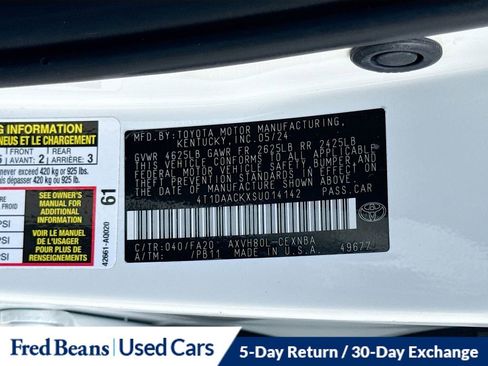Used 2025 Toyota Camry LE FWD image 34