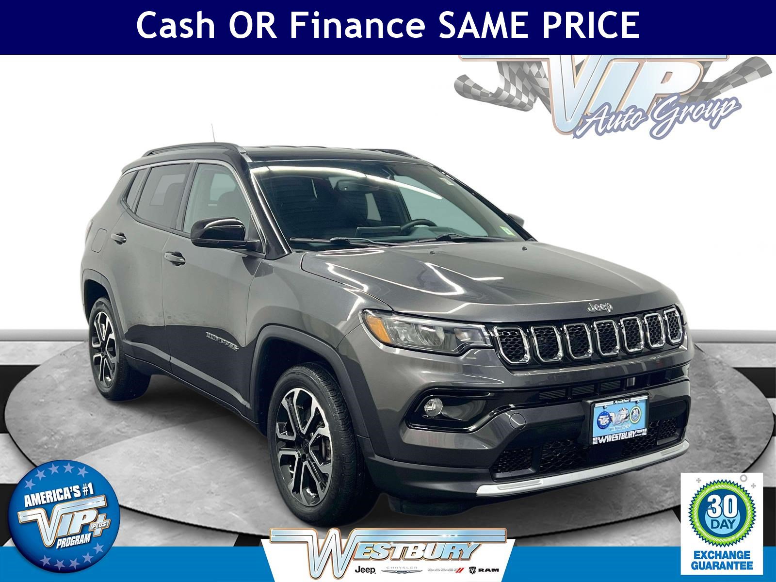 Certified 2023 Jeep Compass Limited AWD/4WD image 1