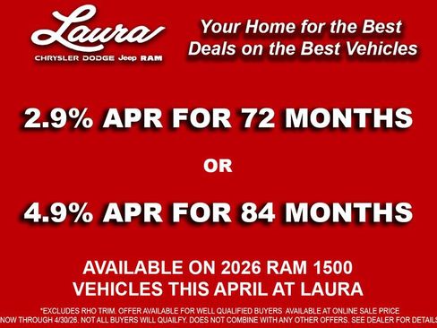 New 2026 RAM 1500 Laramie w/ Laramie Southwest Edition AWD/4WD image 6