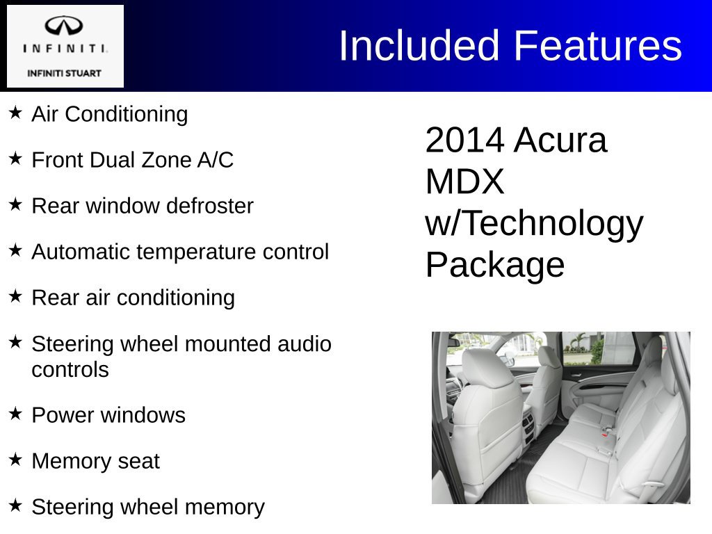 Used 2014 Acura MDX w/ Technology Package AWD/4WD image 8