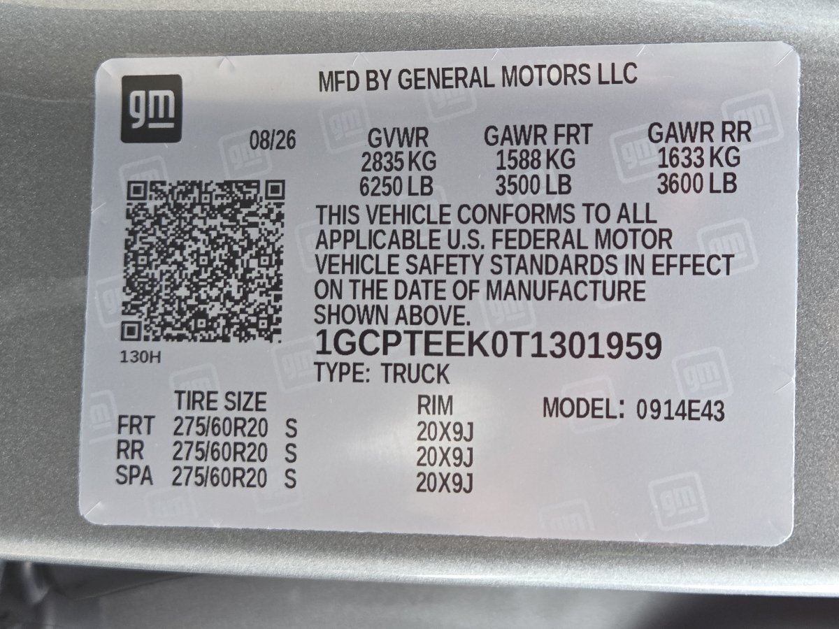 New 2026 Chevrolet Colorado Trail Boss AWD/4WD image 37