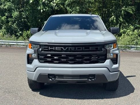 Used 2025 Chevrolet Silverado 1500 Custom w/ Turbomax Blackout Package AWD/4WD image 2