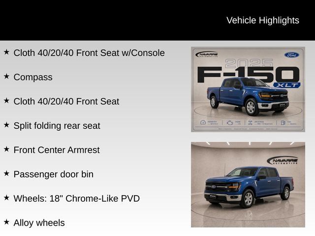 Used 2025 Ford F150 XLT w/ Equipment Group 301A Standard AWD/4WD image 24