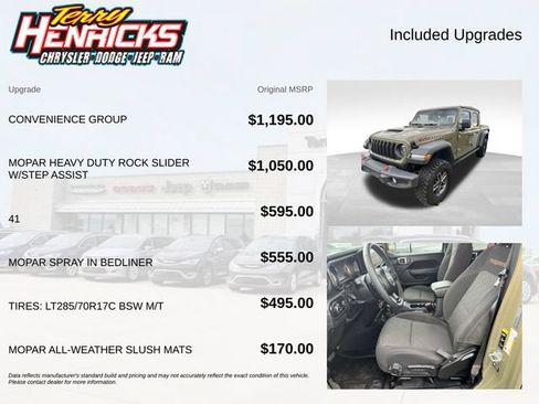 Used 2025 Jeep Gladiator Mojave w/ Convenience Group AWD/4WD image 8