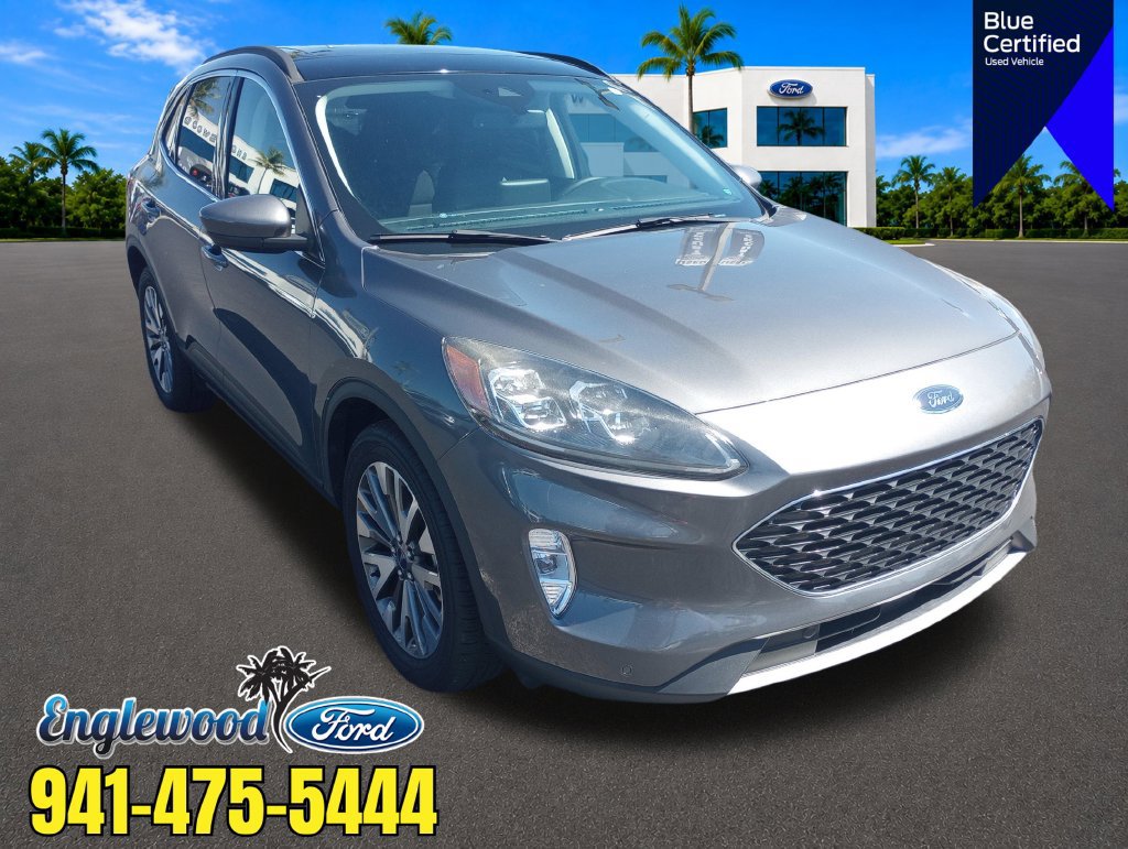 Certified 2022 Ford Escape Titanium w/ Class II Trailer Tow Package AWD/4WD image 1