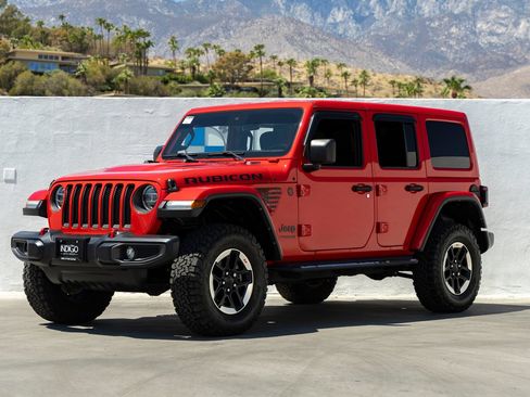 Used 2022 Jeep Wrangler Unlimited Rubicon w/ LED Lighting Group AWD/4WD image 1