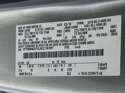 Used 2018 Ford F450 Platinum w/ Platinum Ultimate Package AWD/4WD image 37