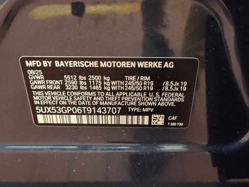 Used 2026 BMW X3 xDrive30i w/ Convenience Package AWD/4WD image 16