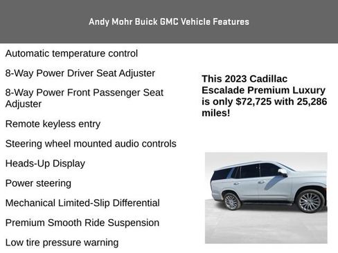 Used 2023 Cadillac Escalade Premium Luxury AWD/4WD image 12
