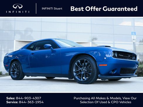 Used 2021 Dodge Challenger R/T Scat Pack w/ Shaker Package RWD image 1