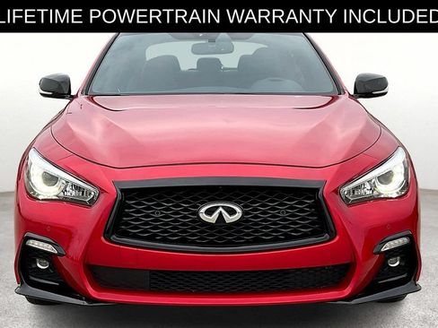 Certified 2024 INFINITI Q50 Red Sport 400 w/ Carbon Fiber Package AWD/4WD image 4