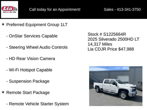Used 2025 Chevrolet Silverado 2500 LT w/ Convenience Package AWD/4WD image 26