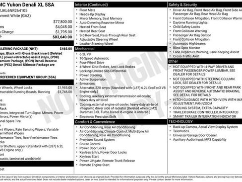 Used 2022 GMC Yukon XL Denali w/ Max Trailering Package AWD/4WD image 6