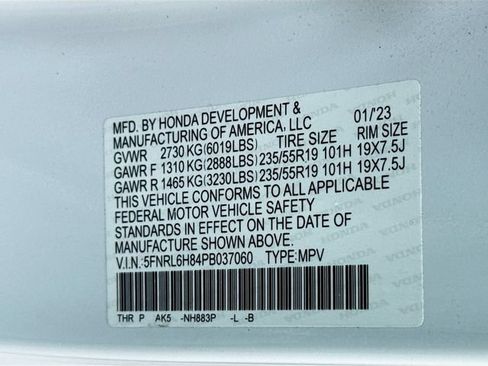 Used 2023 Honda Odyssey Touring image 38