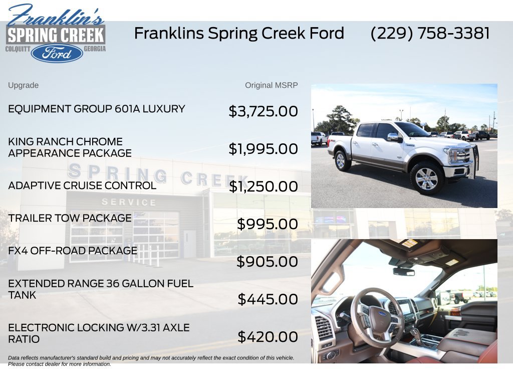 Used 2020 Ford F150 King Ranch w/ Equipment Group 601A Luxury AWD/4WD image 5
