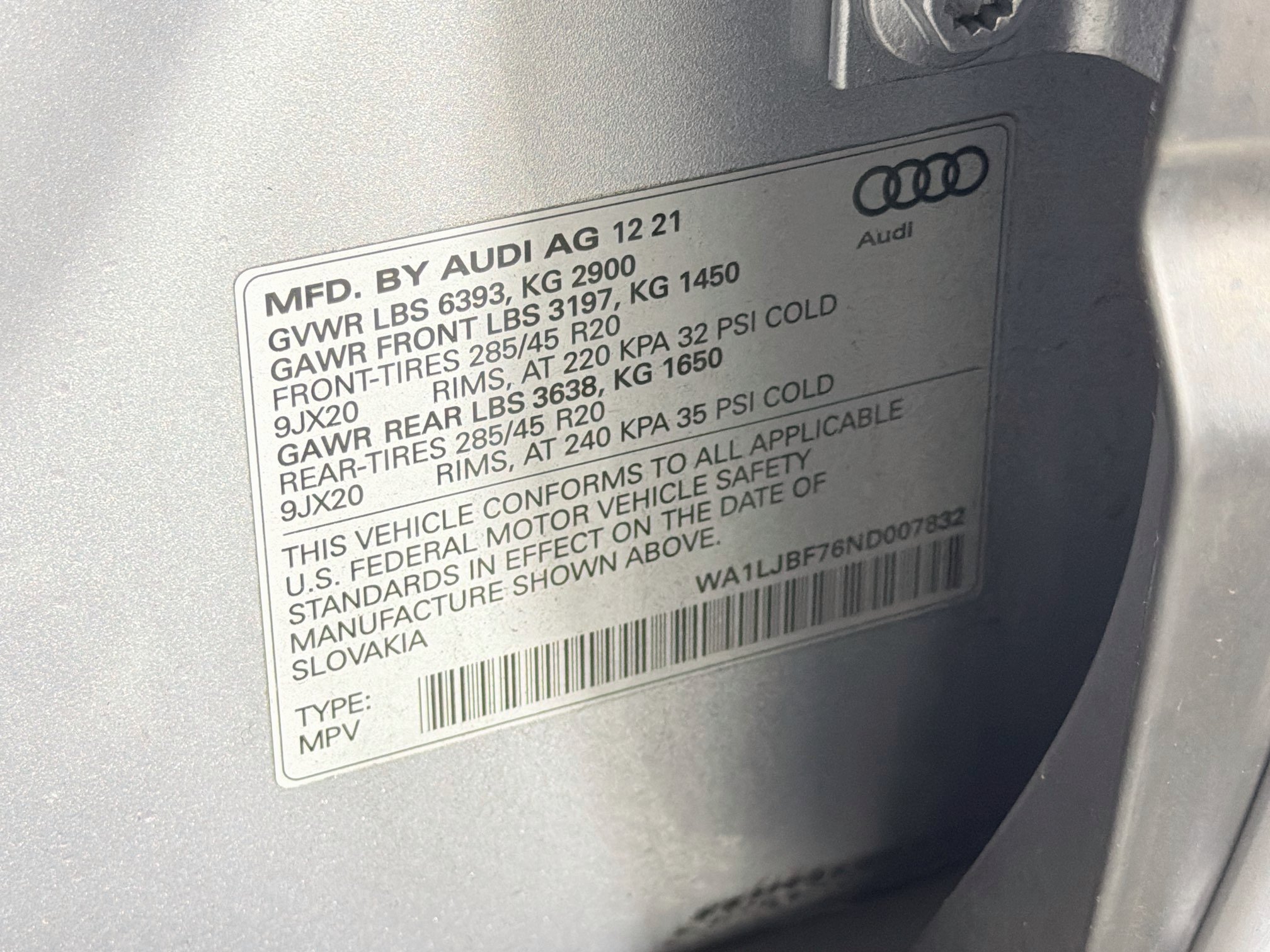 Used 2022 Audi Q7 2.0T Premium Plus w/ Premium Plus Package AWD/4WD image 12