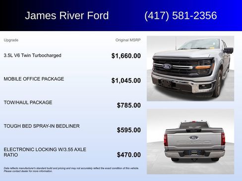 Used 2024 Ford F150 XLT w/ Mobile Office Package image 5