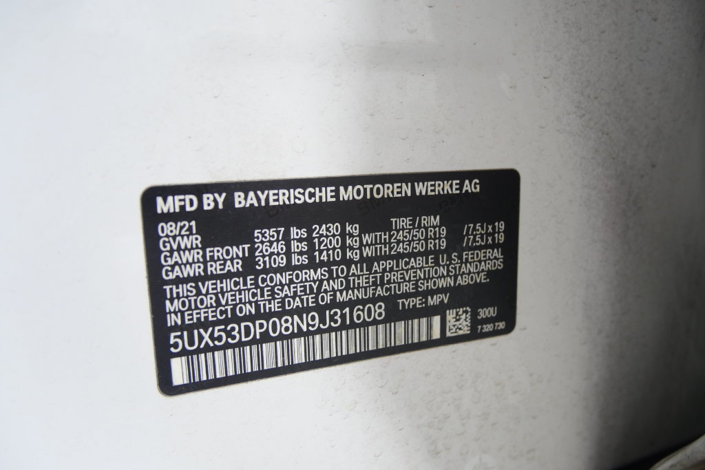 Used 2022 BMW X3 xDrive30i w/ Premium Package AWD/4WD image 27