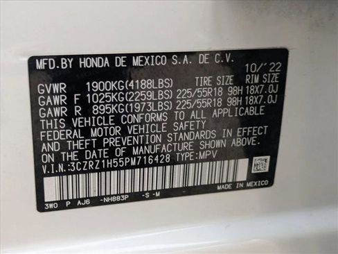Certified 2023 Honda HR-V Sport image 24