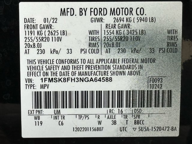 Used 2022 Ford Explorer Limited AWD/4WD image 16