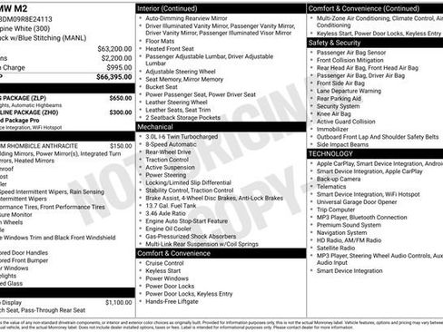 Used 2024 BMW M2 w/ Lighting Package RWD image 11
