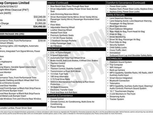 Certified 2025 Jeep Compass Limited AWD/4WD image 41