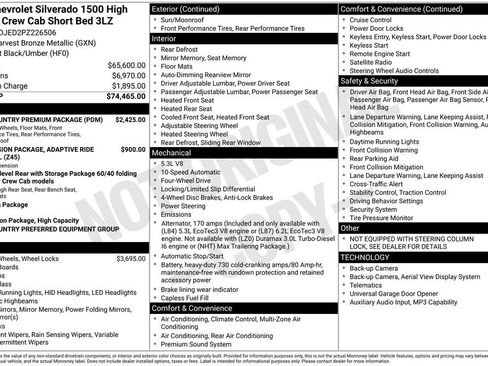 Used 2023 Chevrolet Silverado 1500 High Country w/ High Country Premium Package AWD/4WD image 27