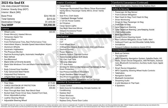 Used 2023 Kia Soul EX FWD image 33