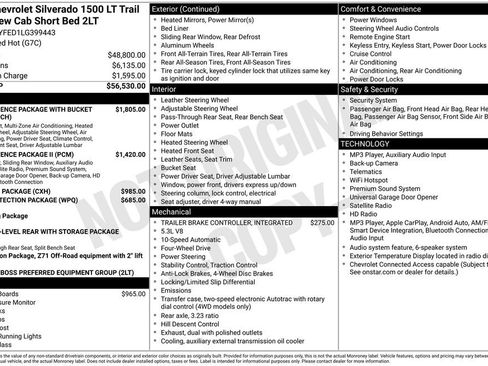 Used 2020 Chevrolet Silverado 1500 LT Trail Boss AWD/4WD image 27