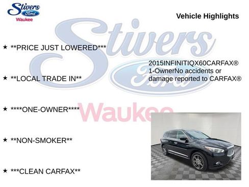 Used 2015 INFINITI QX60 Luxe w/ Premium Plus Package AWD/4WD image 9