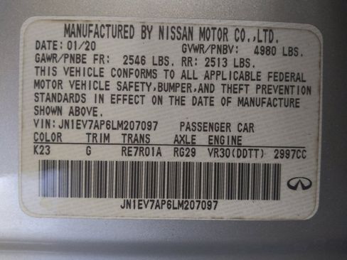 Used 2020 INFINITI Q50 Luxe image 33