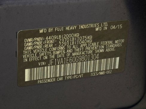 Used 2016 Subaru WRX Premium image 83