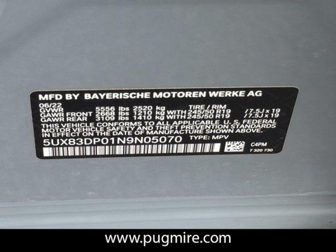 Used 2022 BMW X3 M40i AWD/4WD image 33