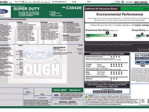 Used 2021 Ford F250 Platinum AWD/4WD image 79