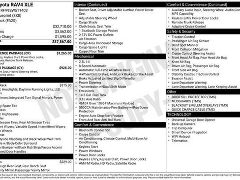 Certified 2025 Toyota RAV4 XLE w/ Convenience Package AWD/4WD image 35