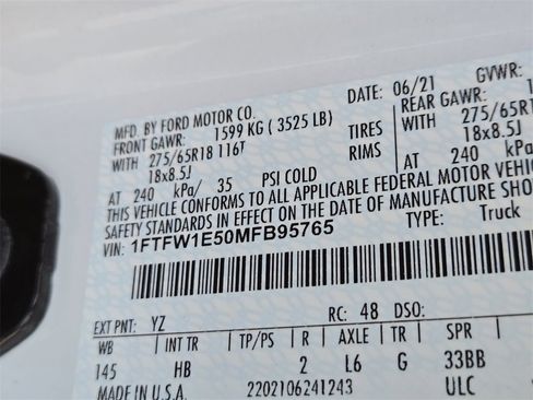 Used 2021 Ford F150 Lariat w/ FX4 Off-Road Package image 42