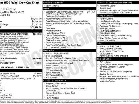 New 2026 RAM 1500 Rebel w/ Rebel Level 2 Equipment Group image 34