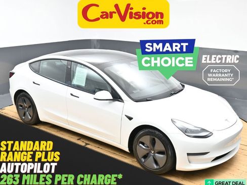 Used 2021 Tesla Model 3 Standard Range Plus image 1