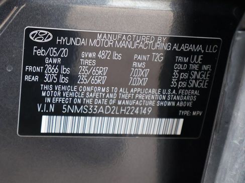 Used 2020 Hyundai Santa Fe SEL image 42