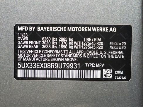 Certified 2024 BMW X6 xDrive40i w/ Premium Package AWD/4WD image 23