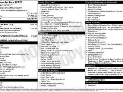 Certified 2024 Chevrolet Trax ACTIV w/ Sunroof Package