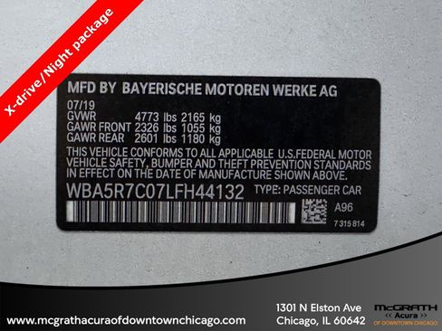 Used 2020 BMW 330i xDrive 330i xDrive w/ Premium Package image 11