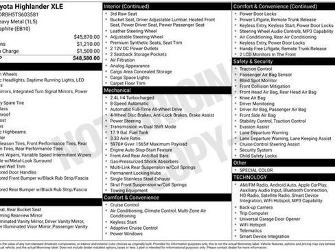 Used 2026 Toyota Highlander XLE image 29