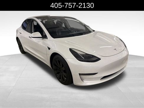 Used 2021 Tesla Model 3 Long Range AWD/4WD image 2