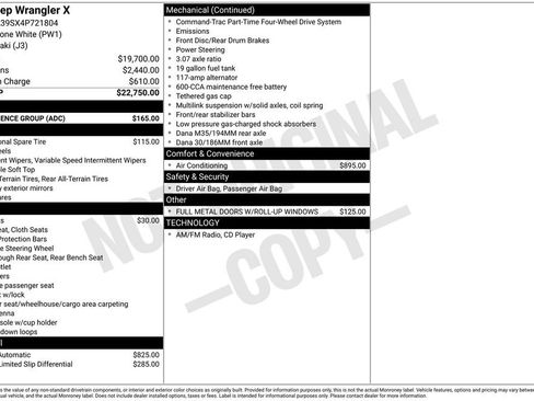 Used 2004 Jeep Wrangler X w/ Convenience Group image 4