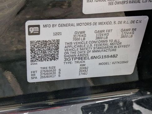 Certified 2022 GMC Sierra 1500 AT4 w/ AT4 Preferred Package image 34