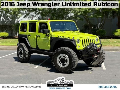 Used 2016 Jeep Wrangler Unlimited Rubicon AWD/4WD image 1